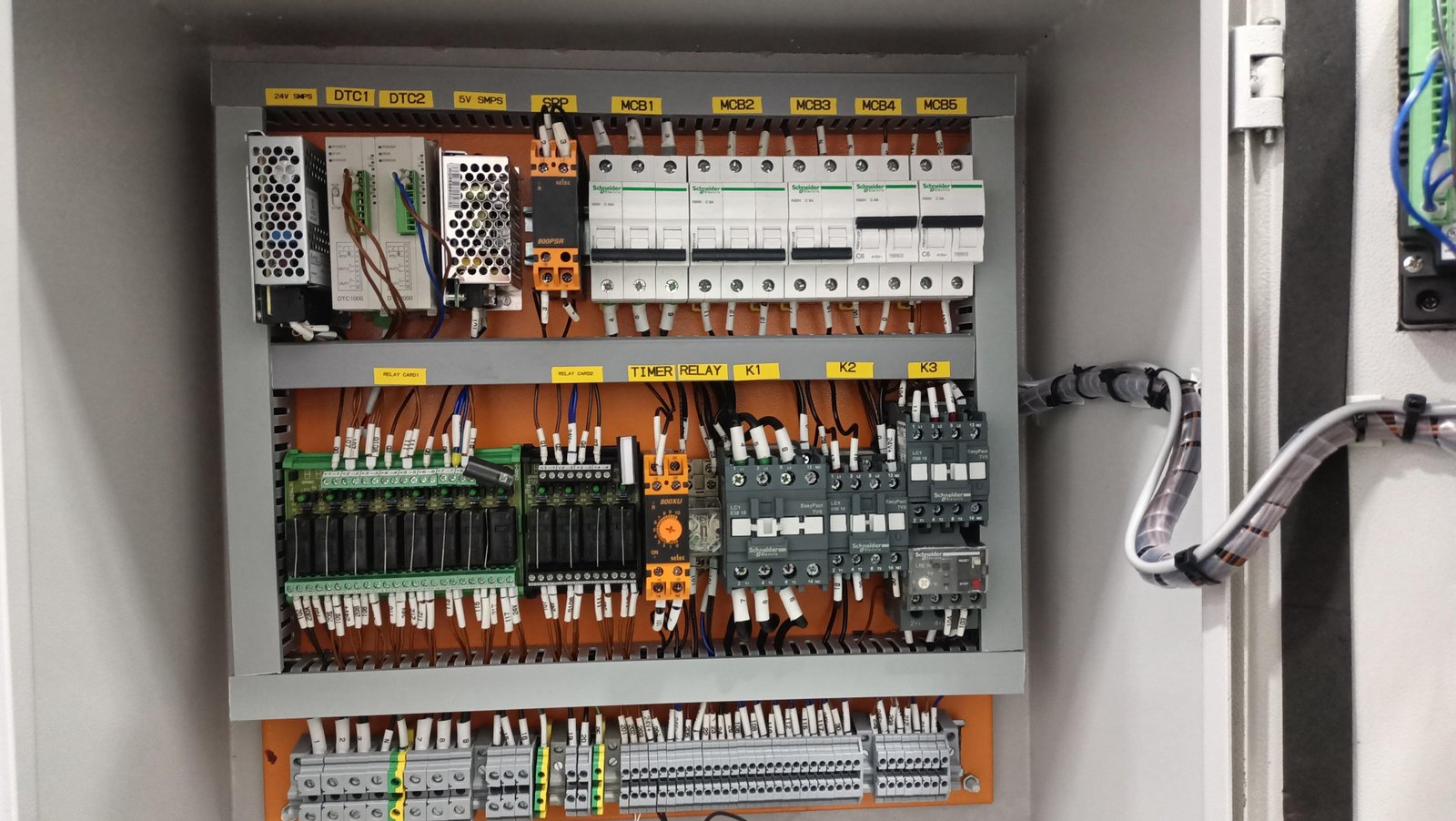 Tablero de control eléctrico
